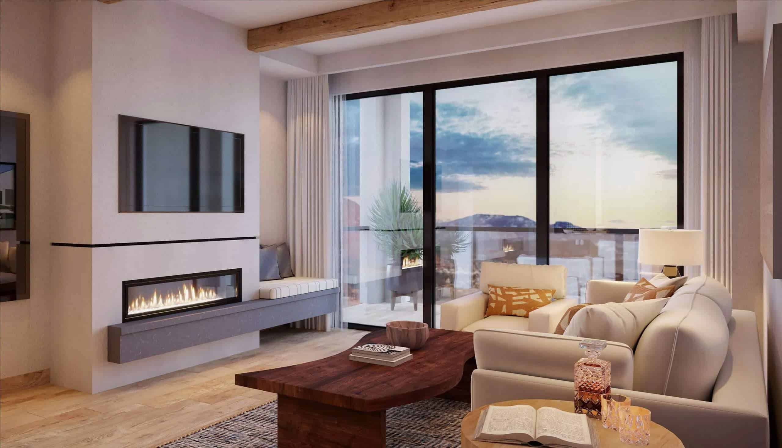 Luxury interior at Desert Color resort home