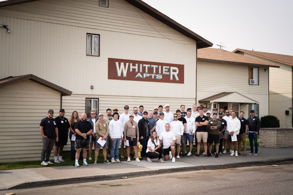 Chandler David Smith speaking at a past investor retreat